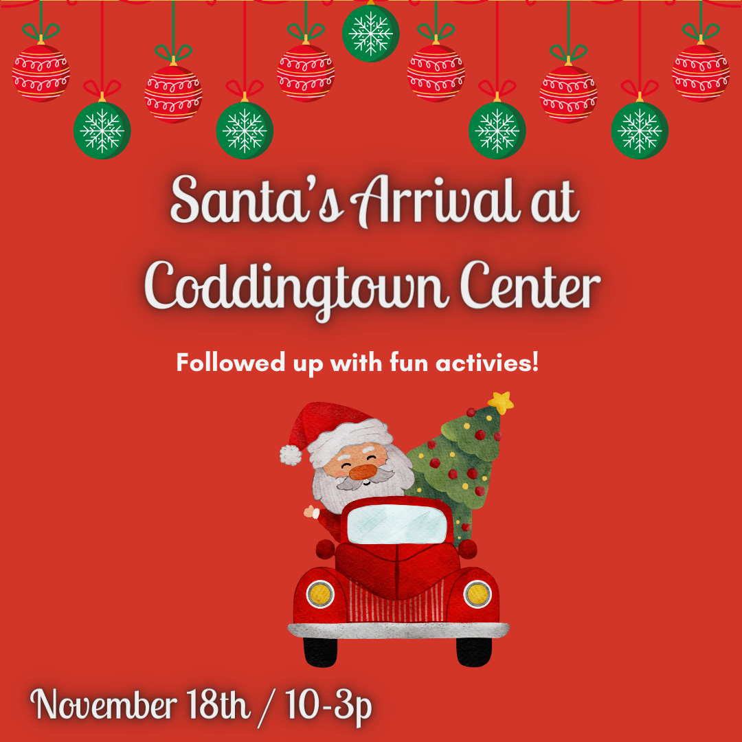 Santa's Arrival at Coddingtown Center. Followed up with fun activities. November 18/ 10-3pm.